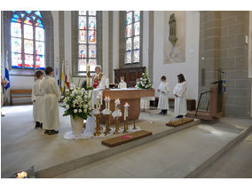 Dankgottesdienst der Kommunionkinder (Foto: Karl-Franz Thiede)